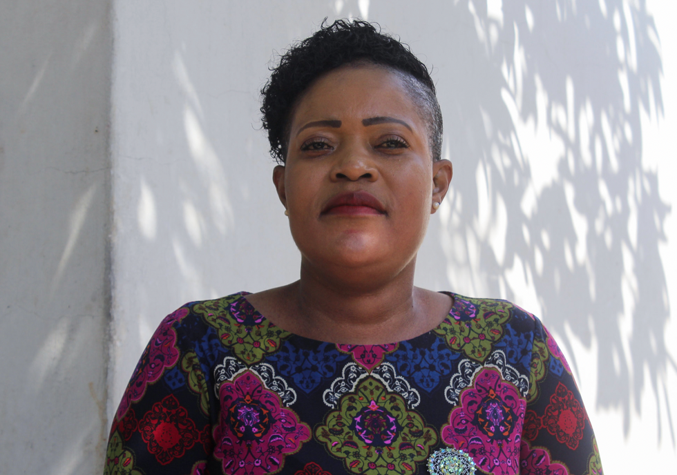 Photograph of Phales Chipala, the executive director of the Zambia National Traditional Counsellors Association.