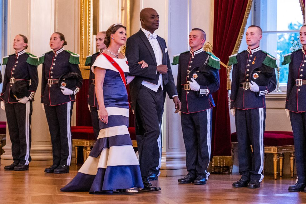 Photograph of Princess Märtha Louise of Norway and her fiancé Durek Verret​