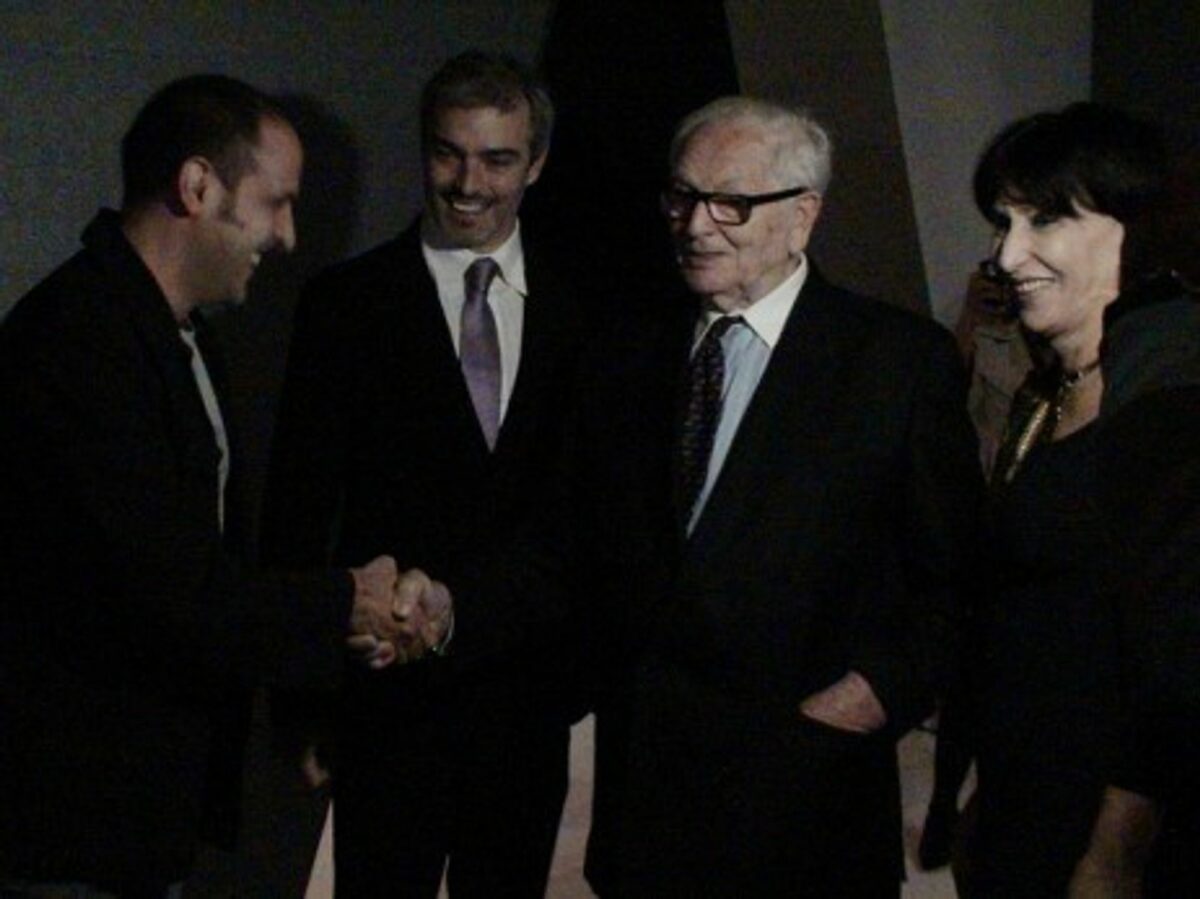 Pierre Cardin, second from right