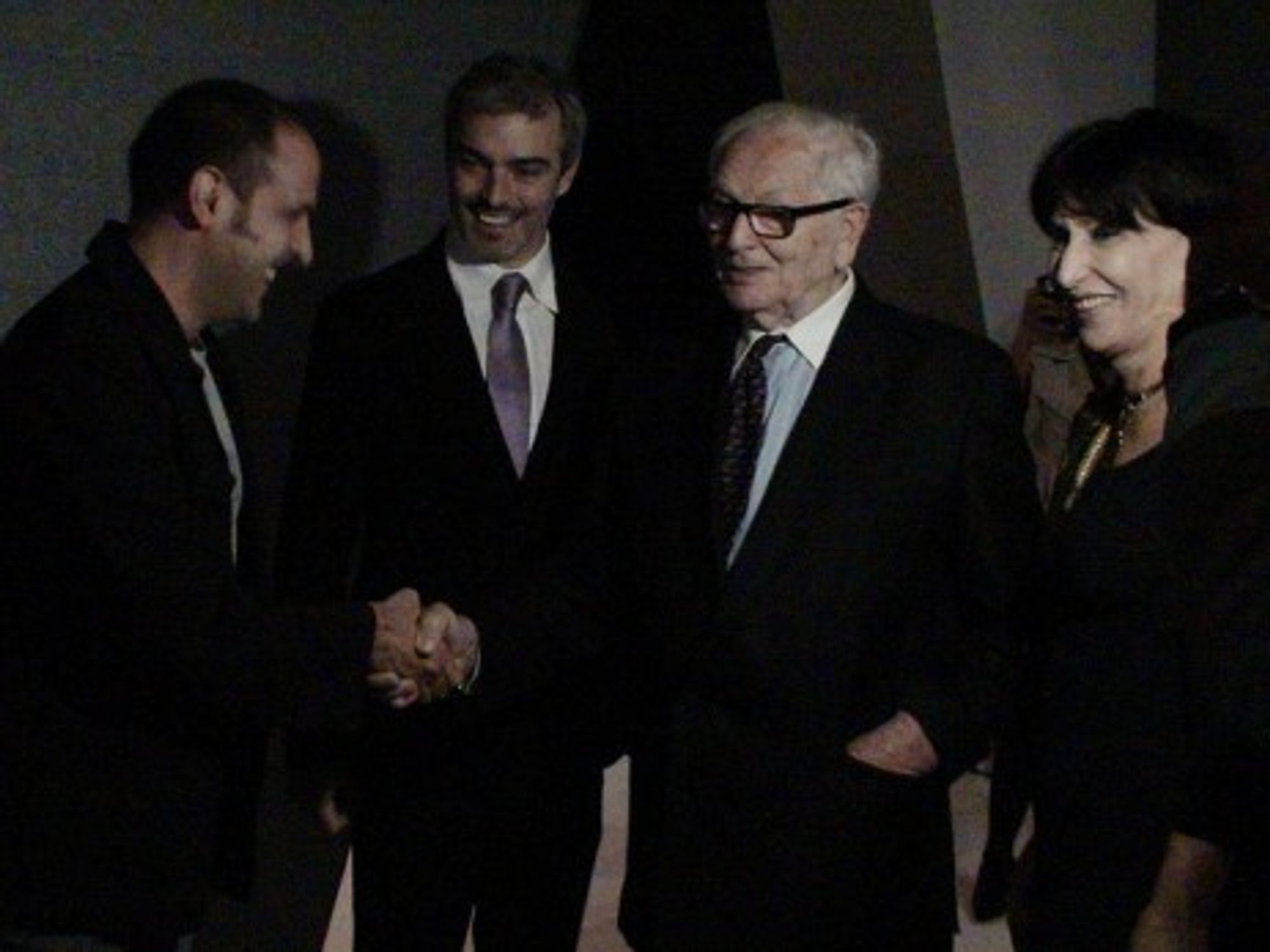 Pierre Cardin, second from right