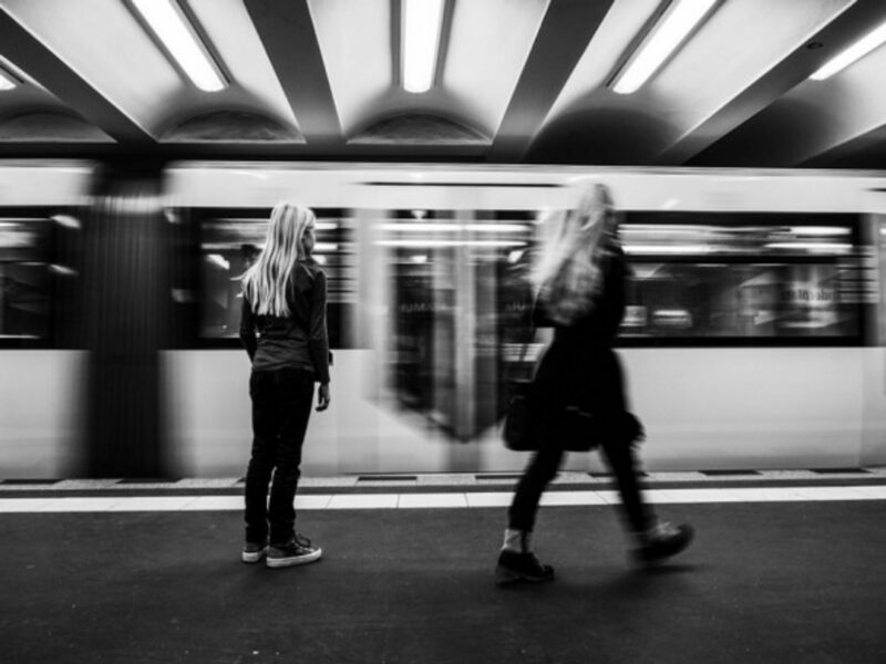 Platform of a Berlin metro