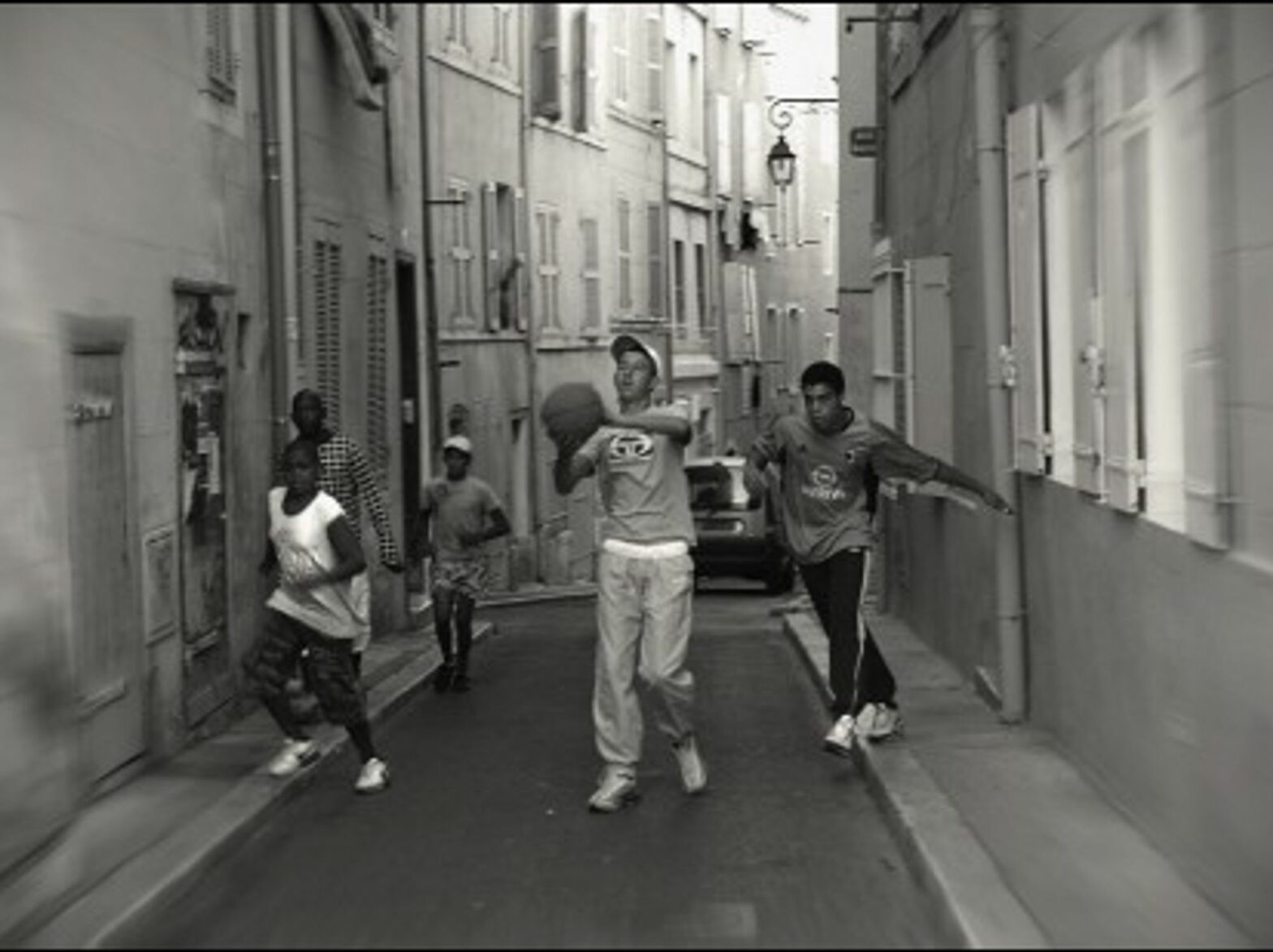Playing ball in Marseille