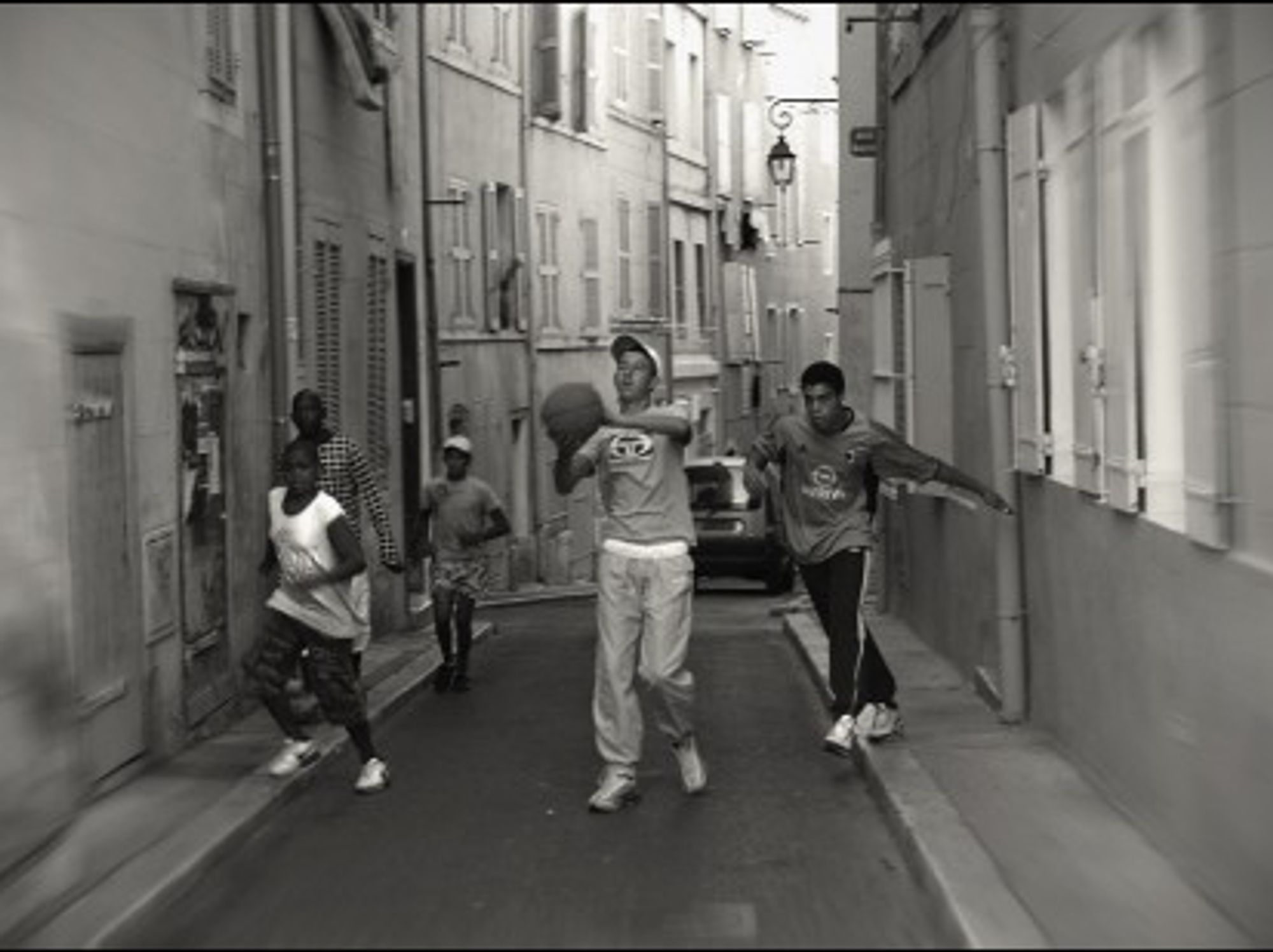 Playing ball in Marseille