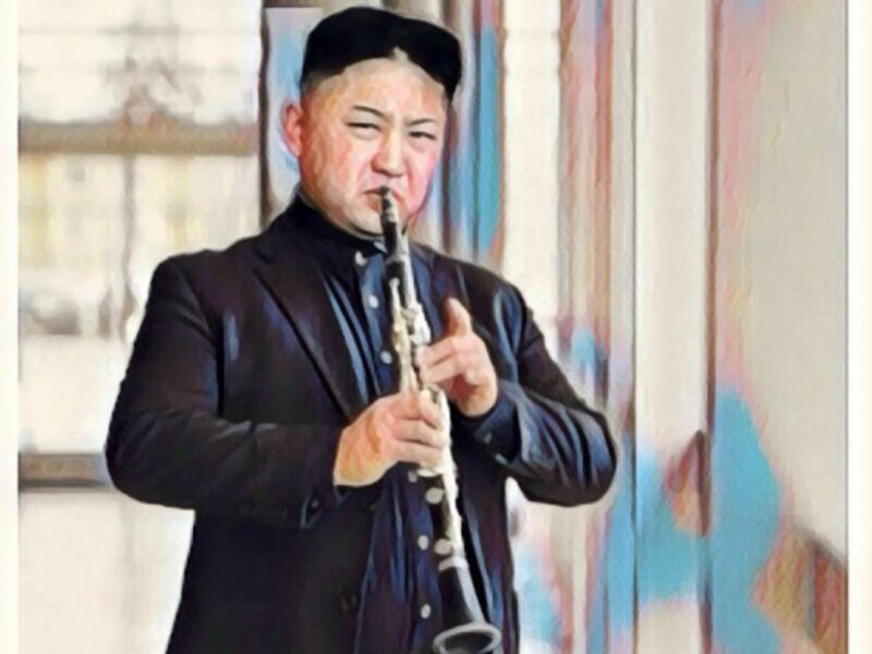 Playing the clarinet on a nuclear scale