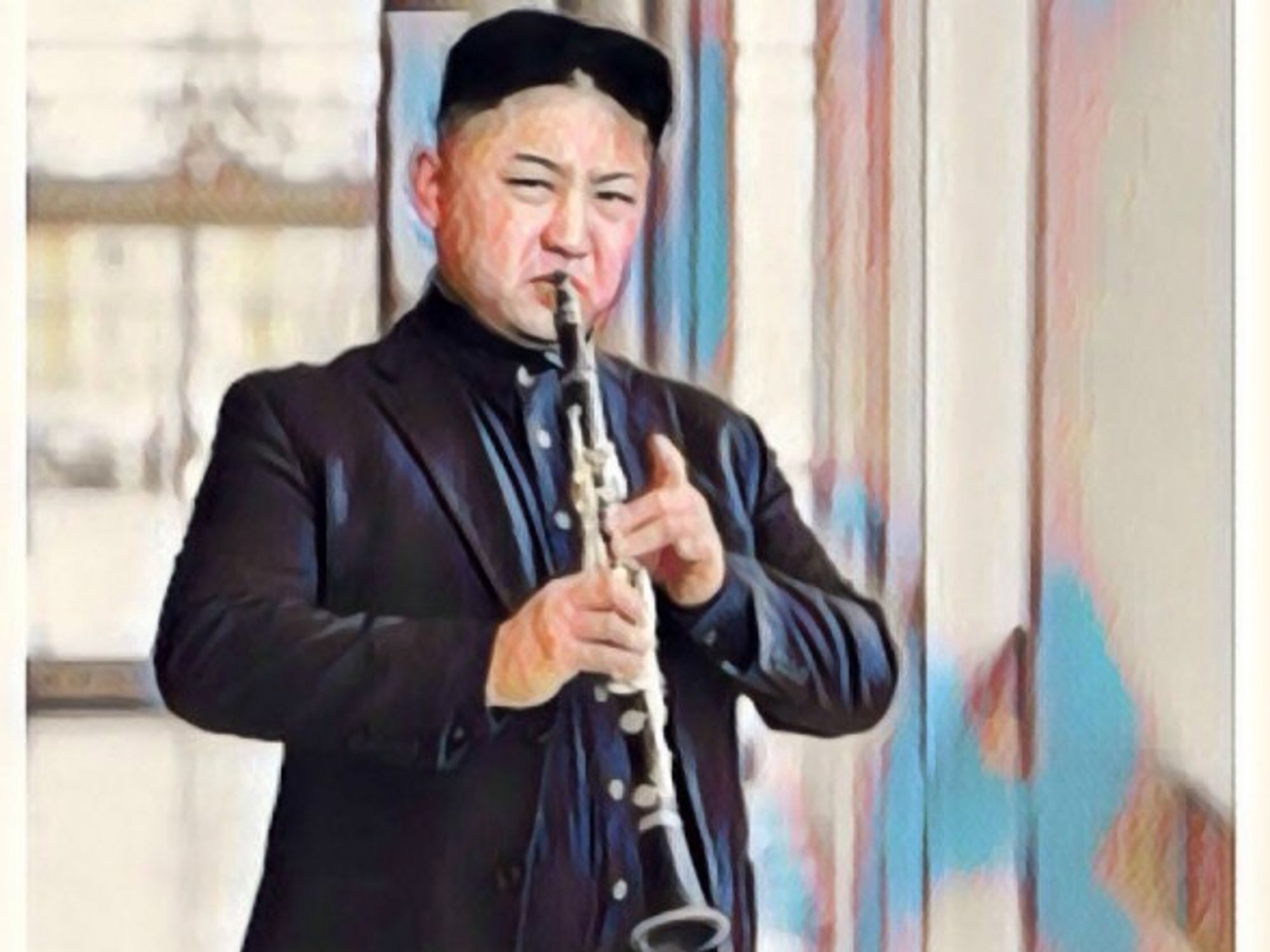 Playing the clarinet on a nuclear scale