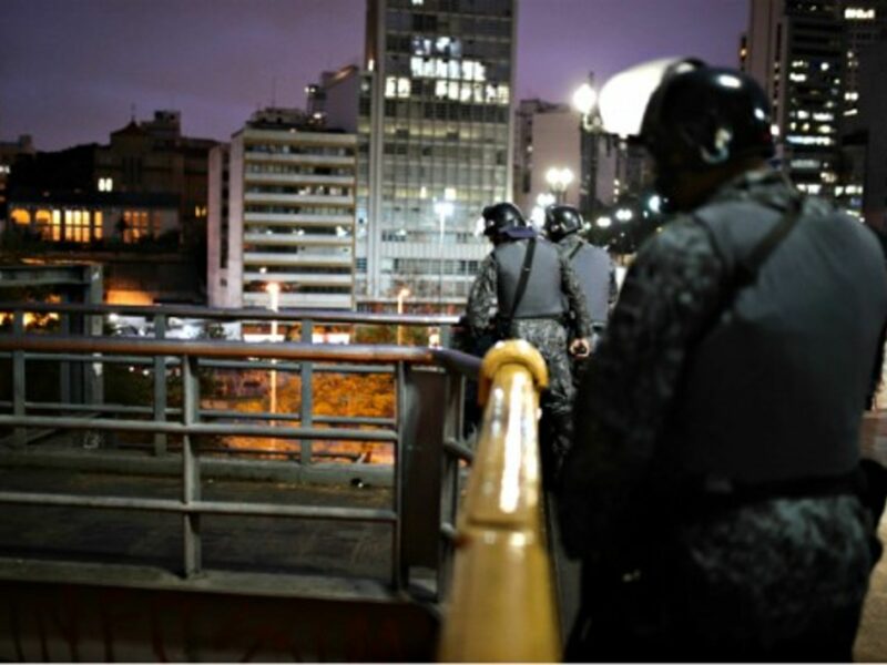 Police in Sao Paulo