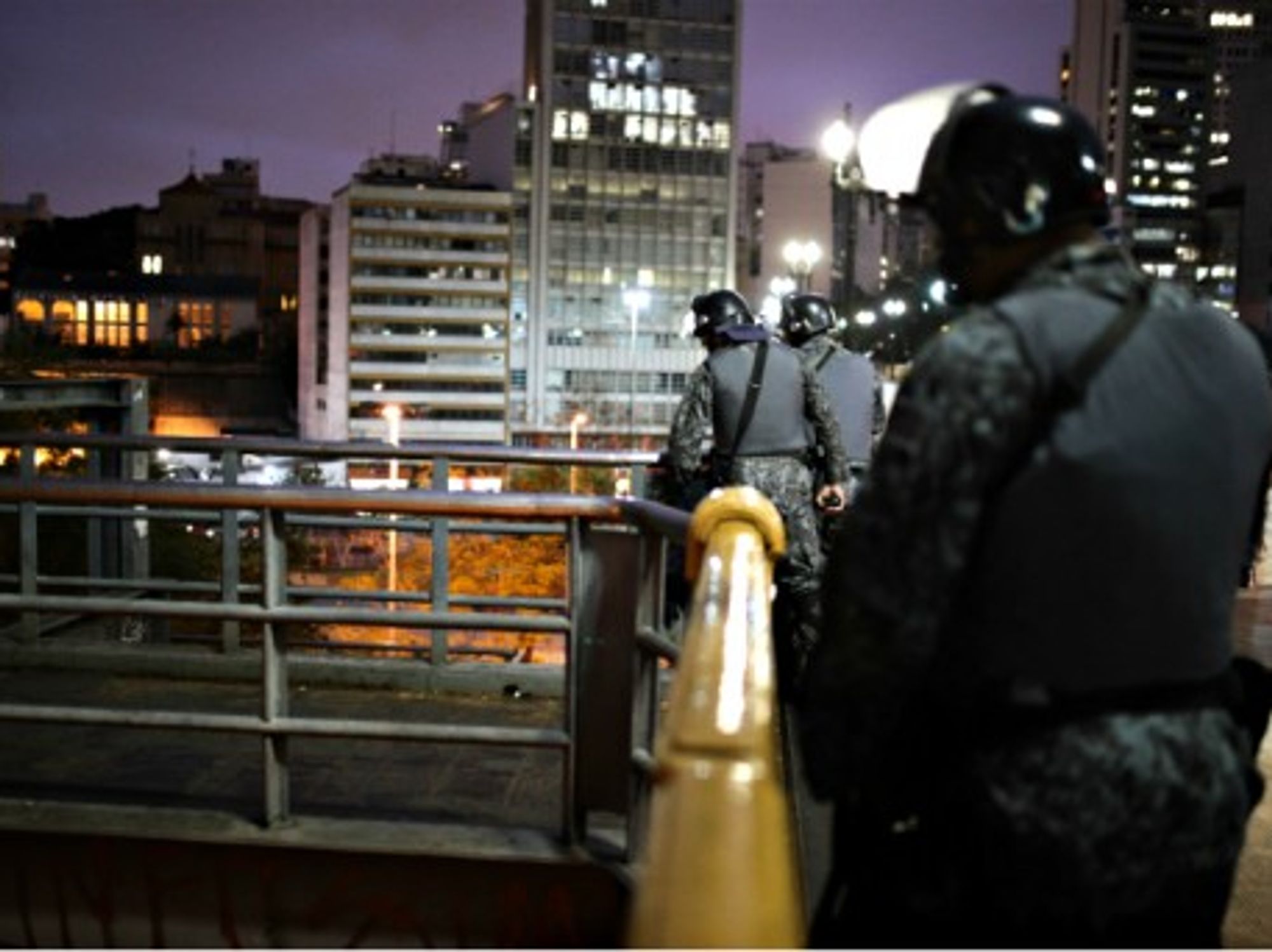 Police in Sao Paulo