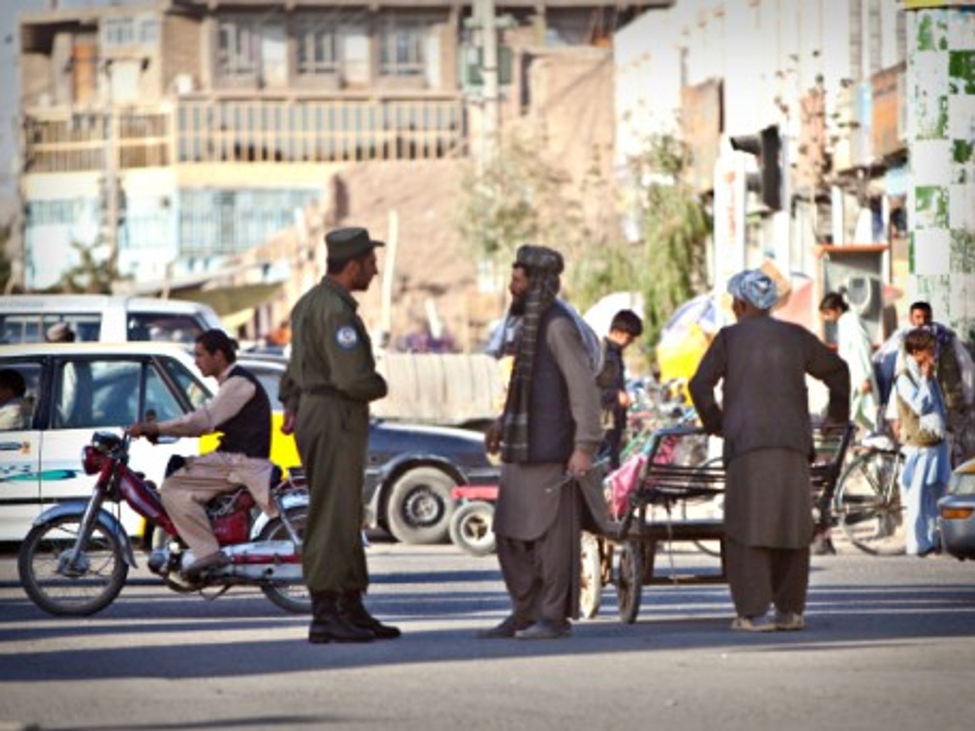 Police officer in Herat, Afghanistan