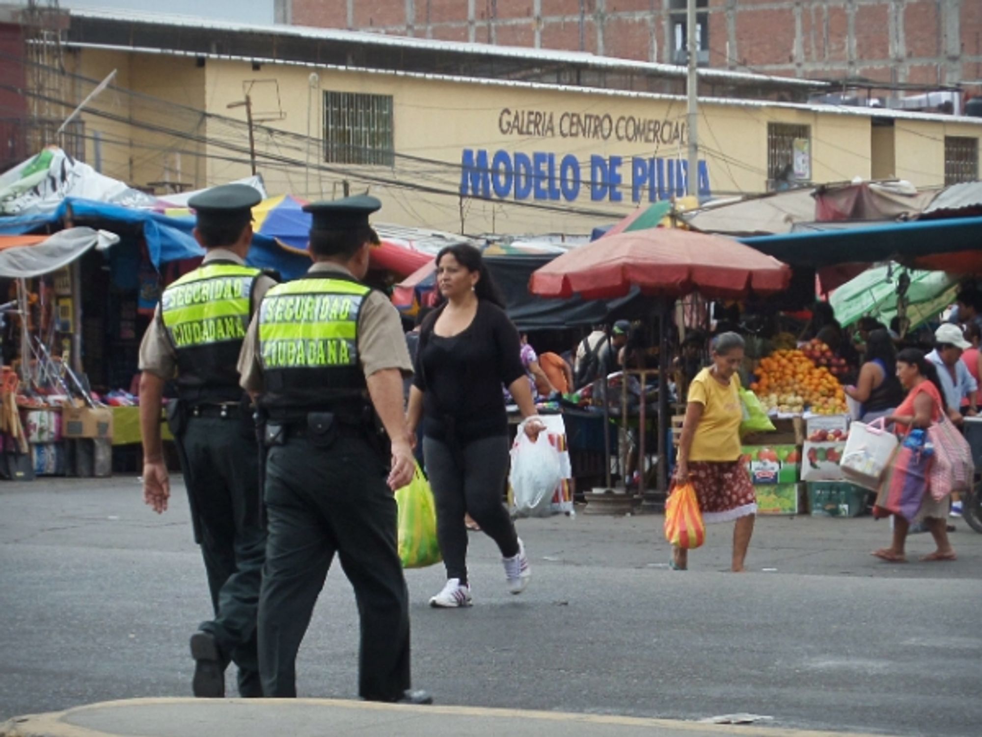 Police officers in Piura, Peru