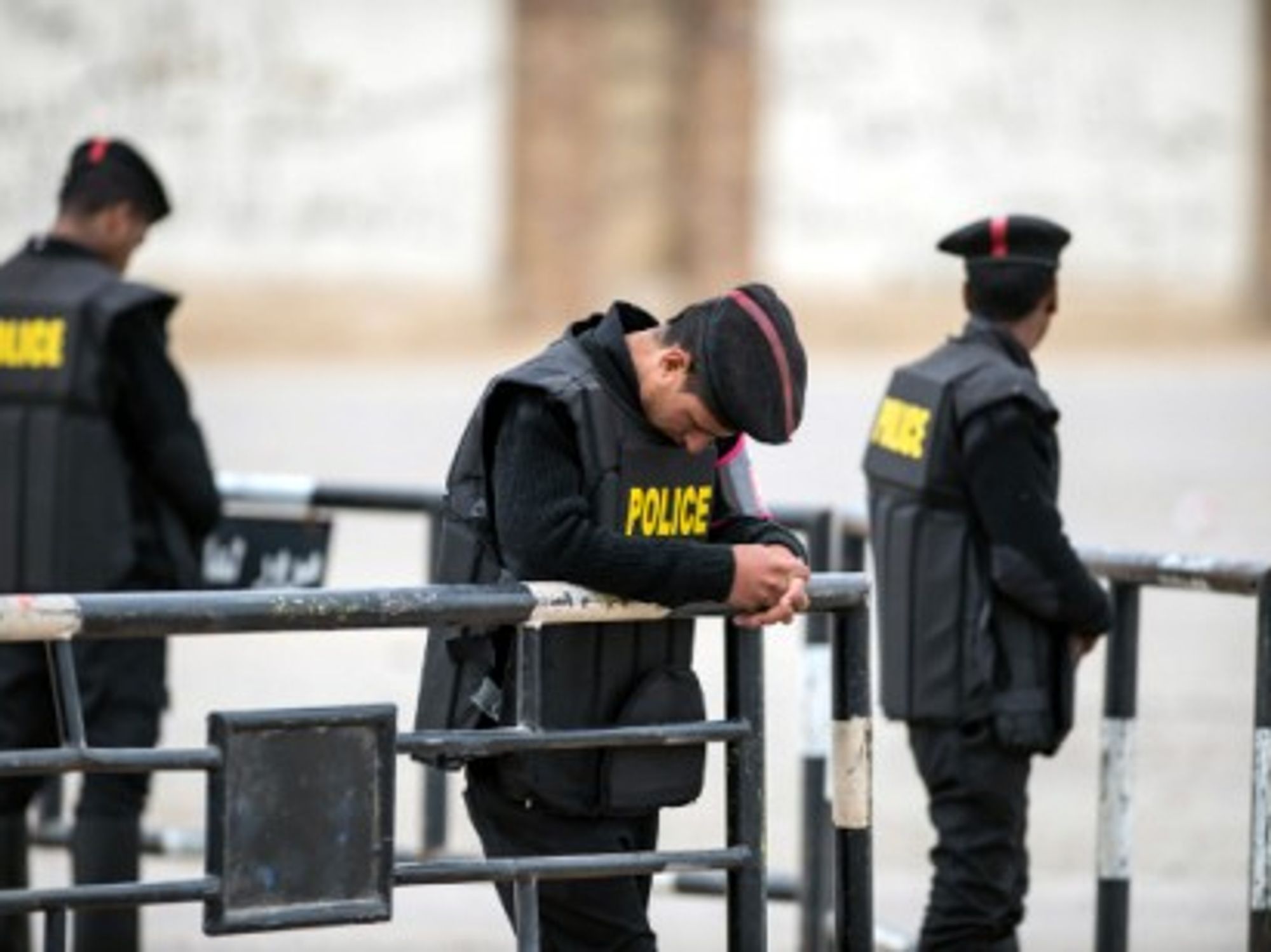 Policemen in Cairo