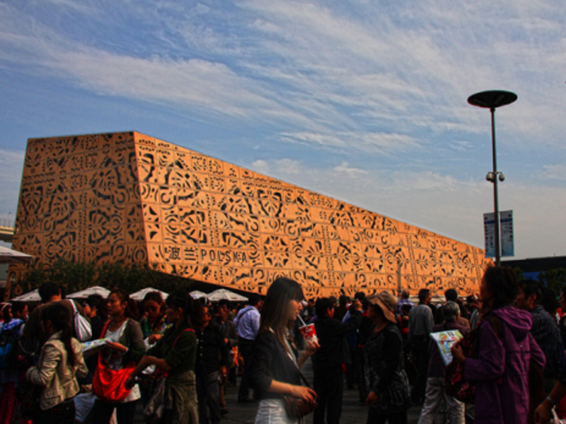 Polska (Poland) pavilion at the Shanghai Expo
