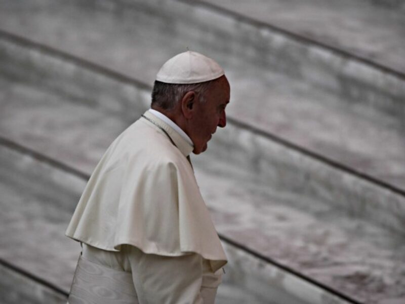 Pope Francis at the Vatican on Aug. 22