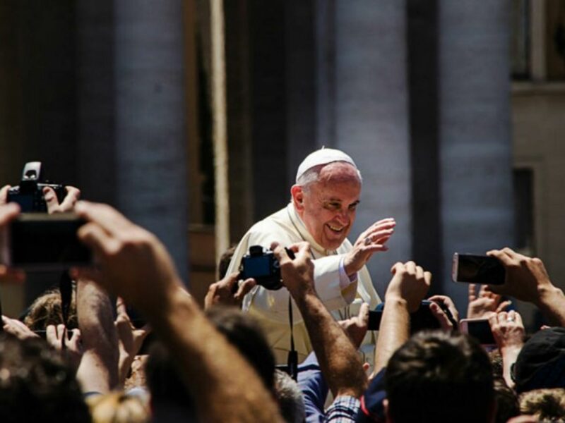 Pope Francis in St Peter's square