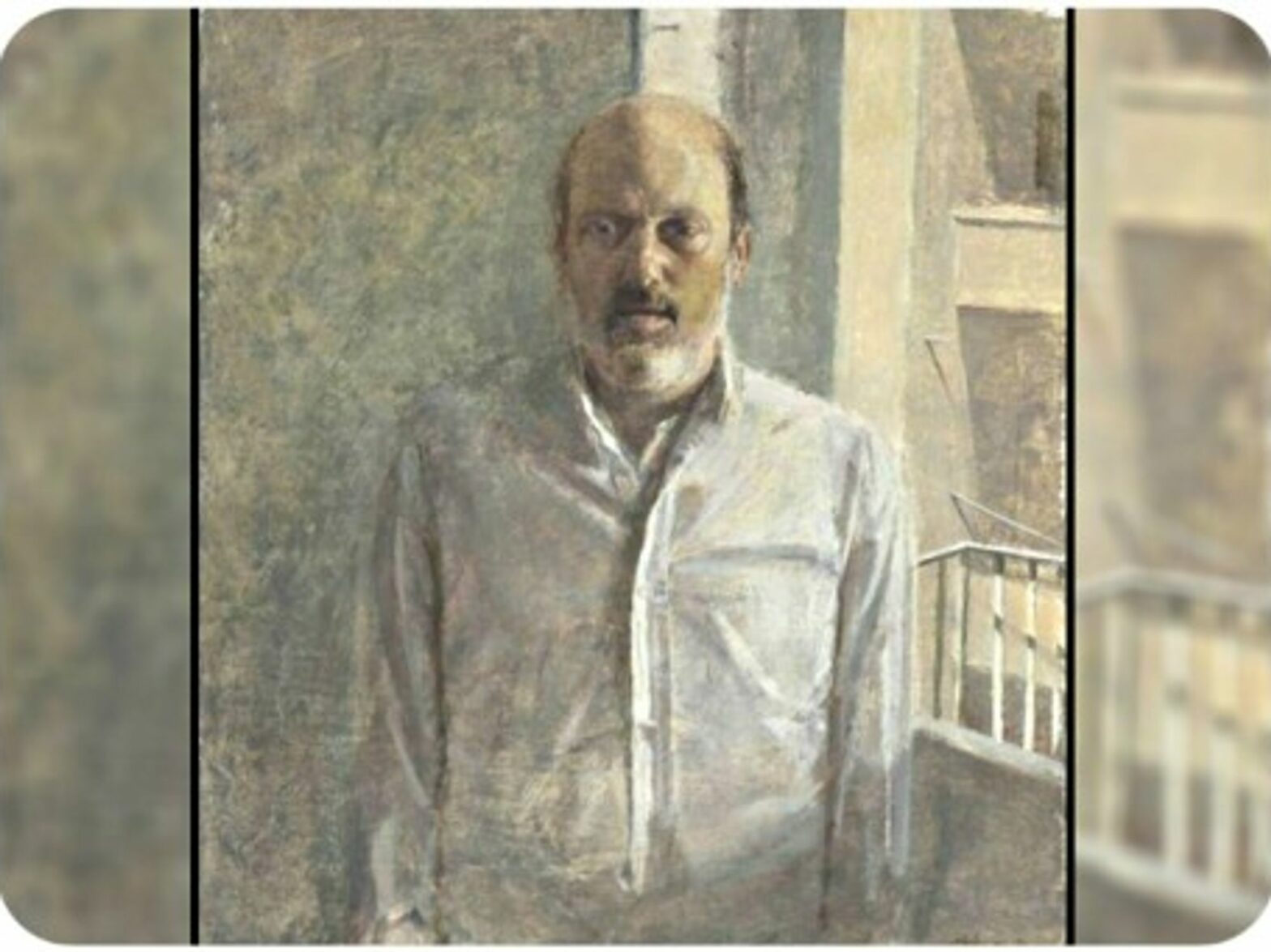 "Portrait of the Collector Arnie Druck" by Daniel Enkaoua