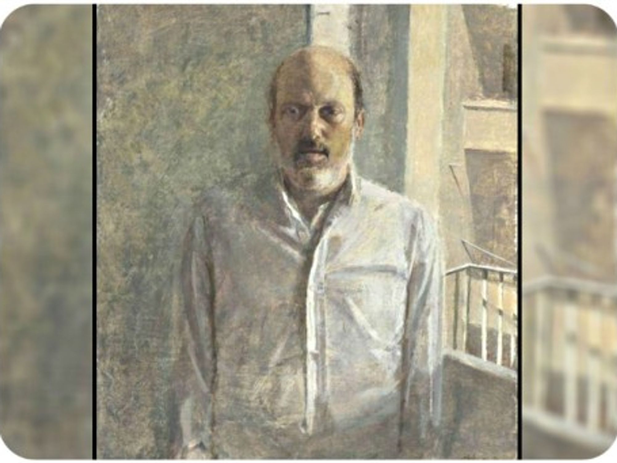 "Portrait of the Collector Arnie Druck" by Daniel Enkaoua