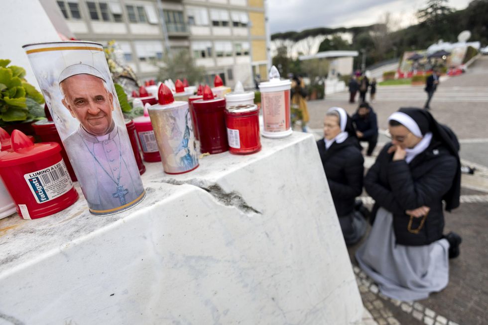 Praying for Pope Francis