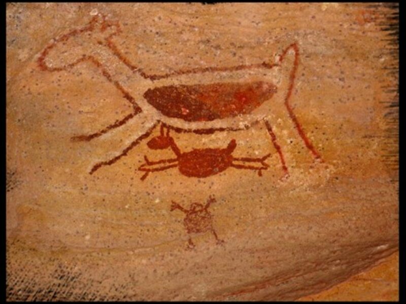 Prehistoric painting in Serra de Capivara National Park