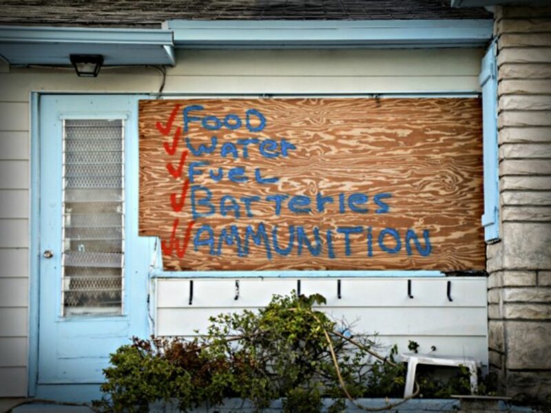 Preparing for the worst in Lake Worth, Florida.