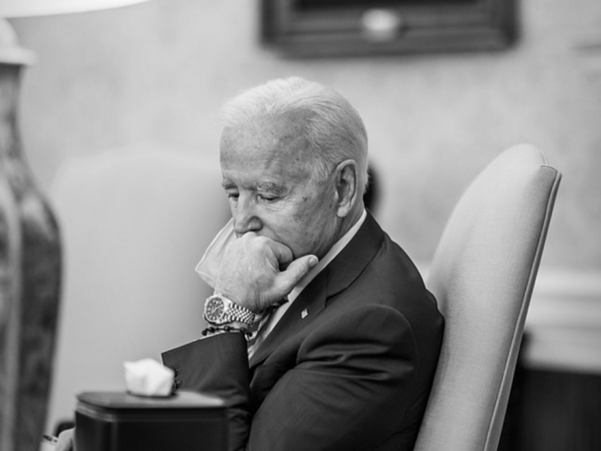 President Biden in the White House on Feb. 21