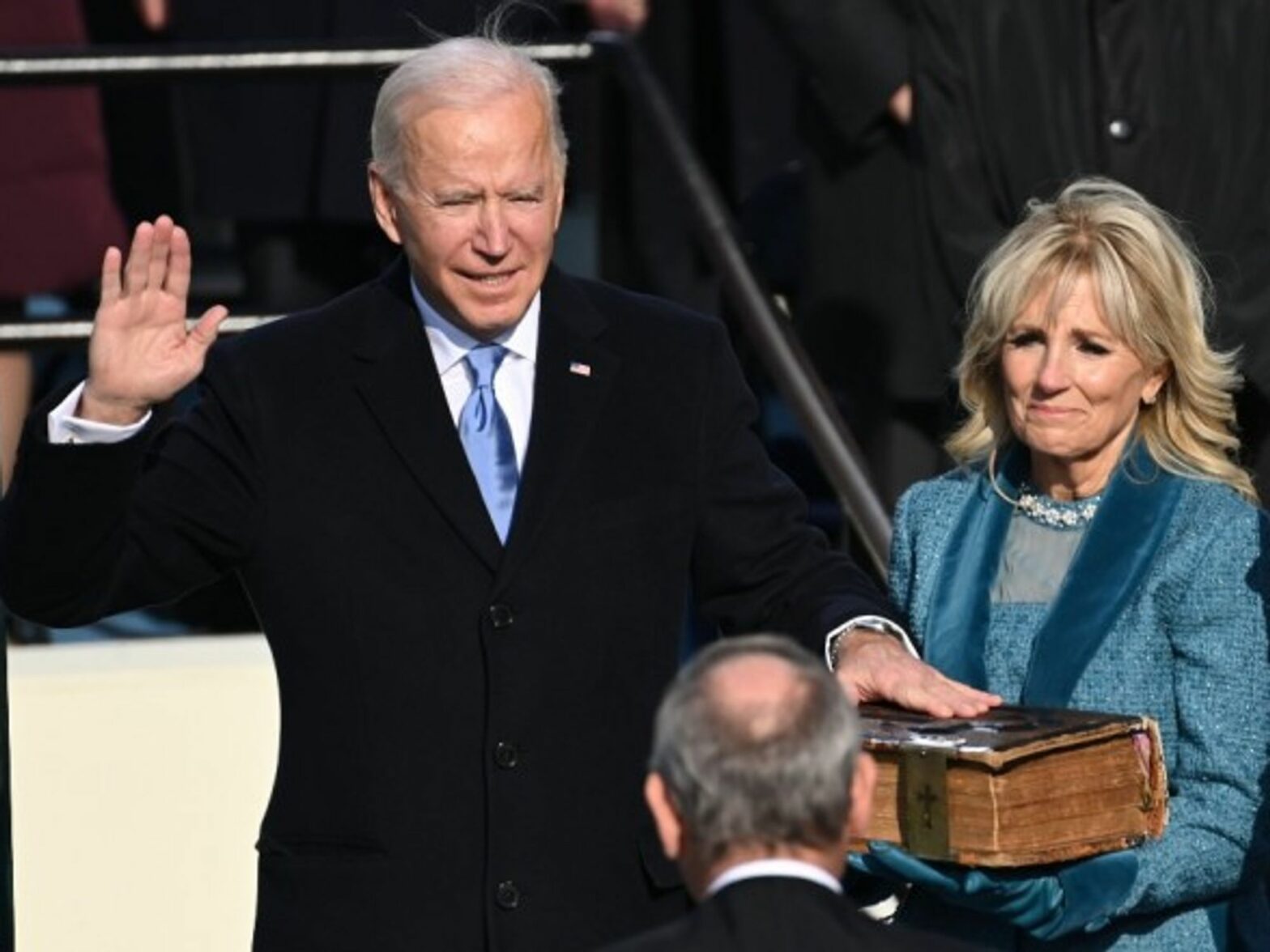 President Biden takes the oath of office on Jan. 20, 2021