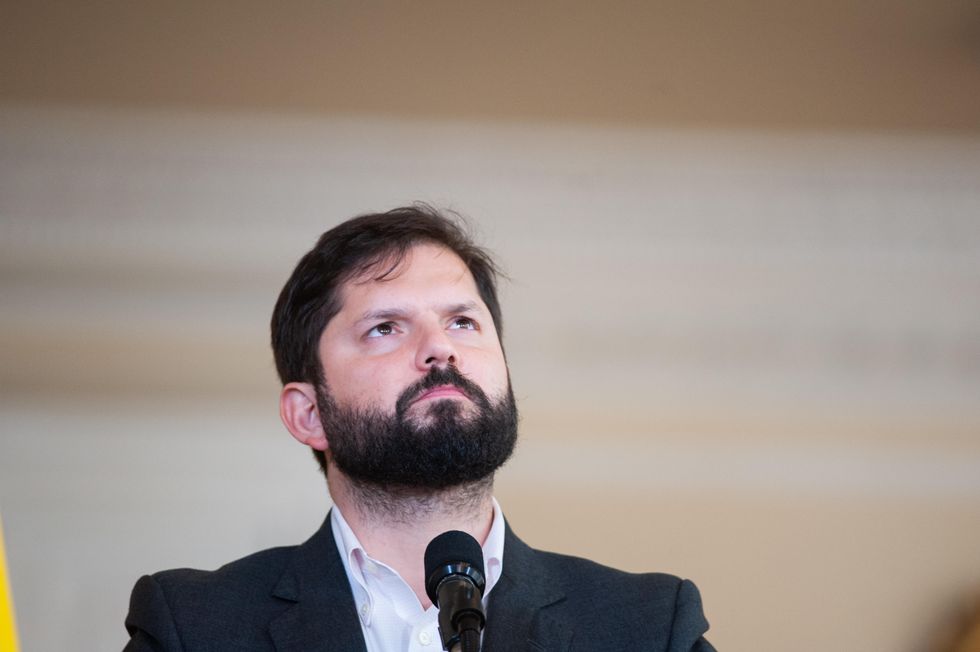 President Gabriel Boric, who proposed the new progressist constitution for referendum.