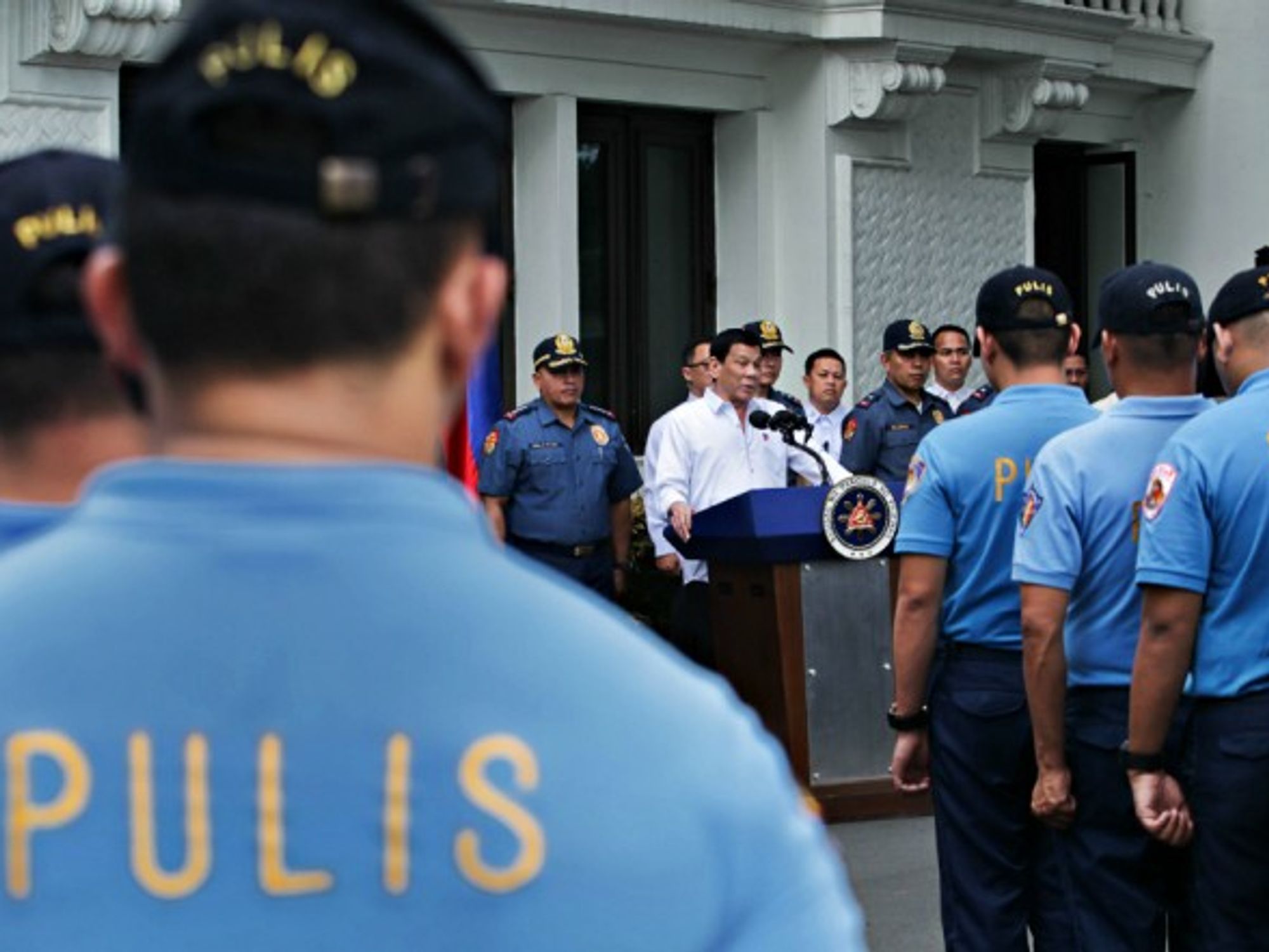 President Rodrigo Duterte on Feb. 7