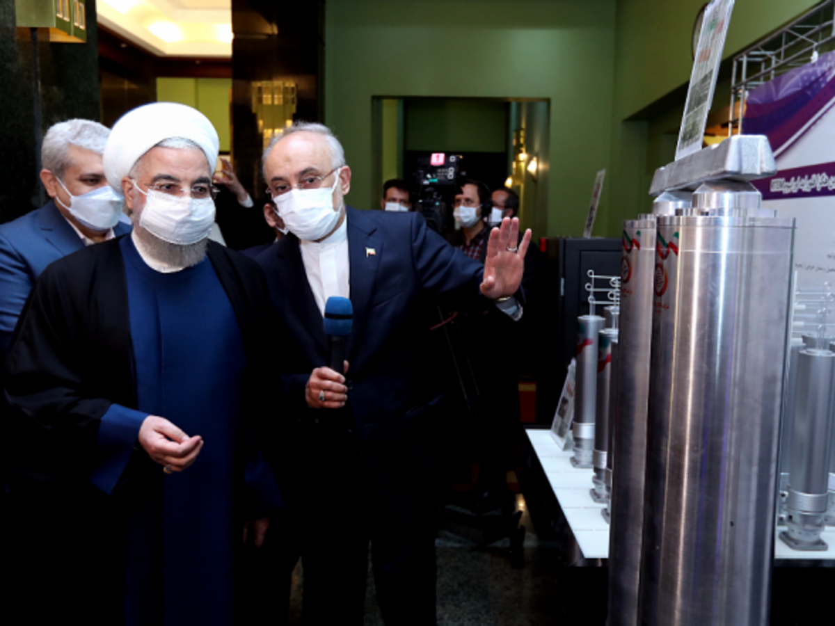 President Rouhani visits Tehran's Nuclear Technology exhibition in April