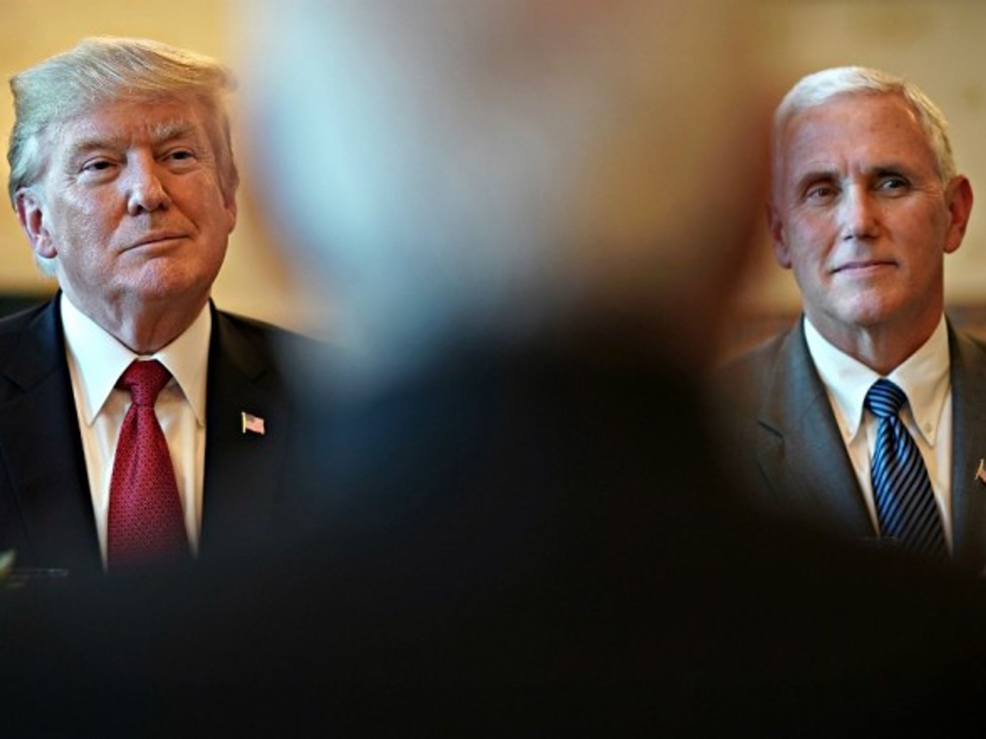 President Trump and Mike Pence in Washington, D.C., on June 26