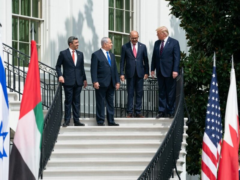 President Trump and The First Lady Participate in an Abraham Accords Signing Ceremony