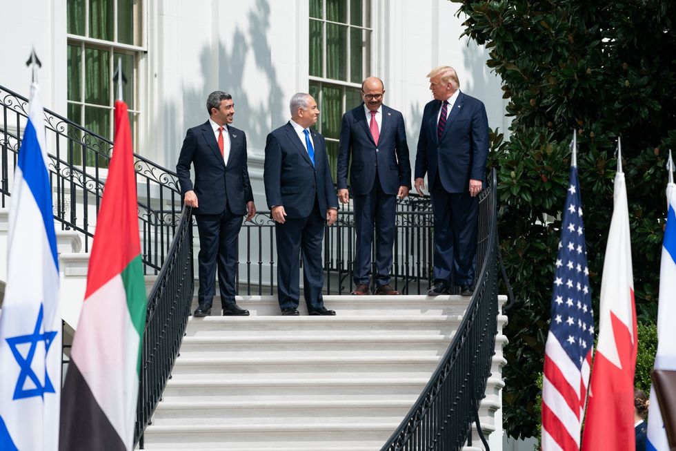 President Trump and The First Lady Participate in an Abraham Accords Signing Ceremony