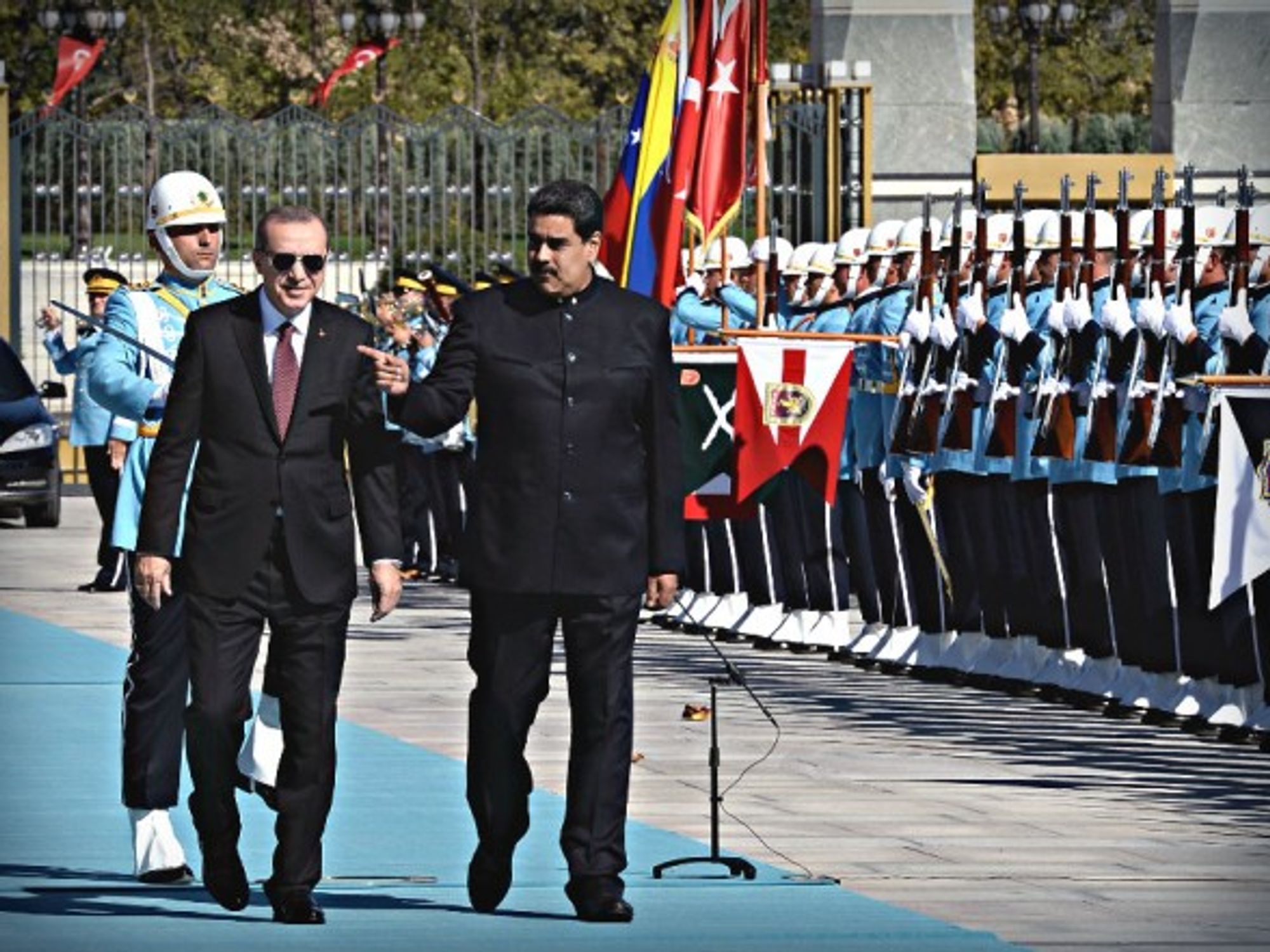 Presidents Erdogan and Maduro in Ankara in October