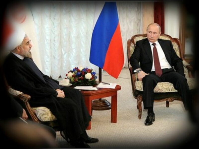 Presidents Rouhani and Putin