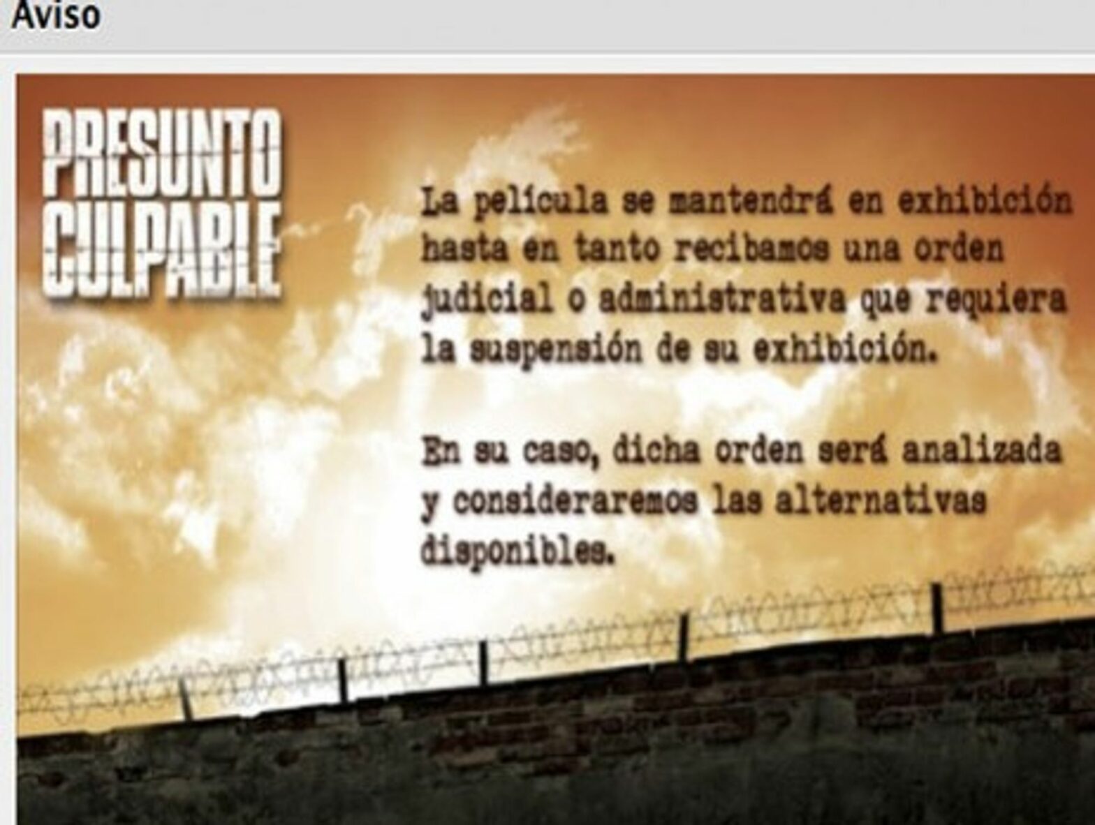 Presumed Guilty: Mexico Bans Film About Flawed Legal System