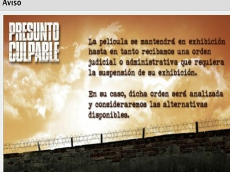 Presumed Guilty: Mexico Bans Film About Flawed Legal System