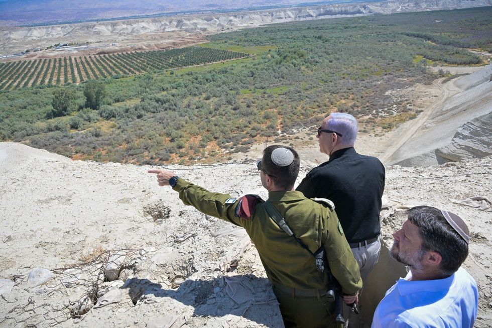 Prime Minister BENJAMIN NETANYAHU and Finance Minister BEZALEL SMICH visit the Jordan Valley following military activity in the region and a terror attack at the Jordanian Israeli Allenby Bridge border crossing