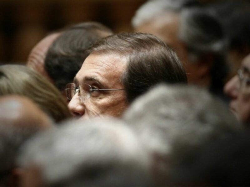 Prime Minister Pedro Passos Coelho during Parliamentary debate Monday