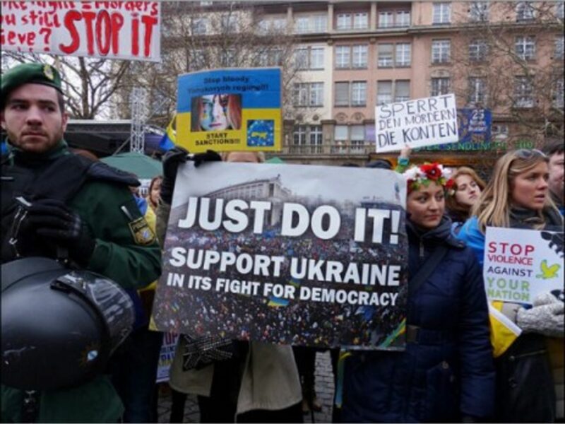 Pro-Kiev protests in Munich
