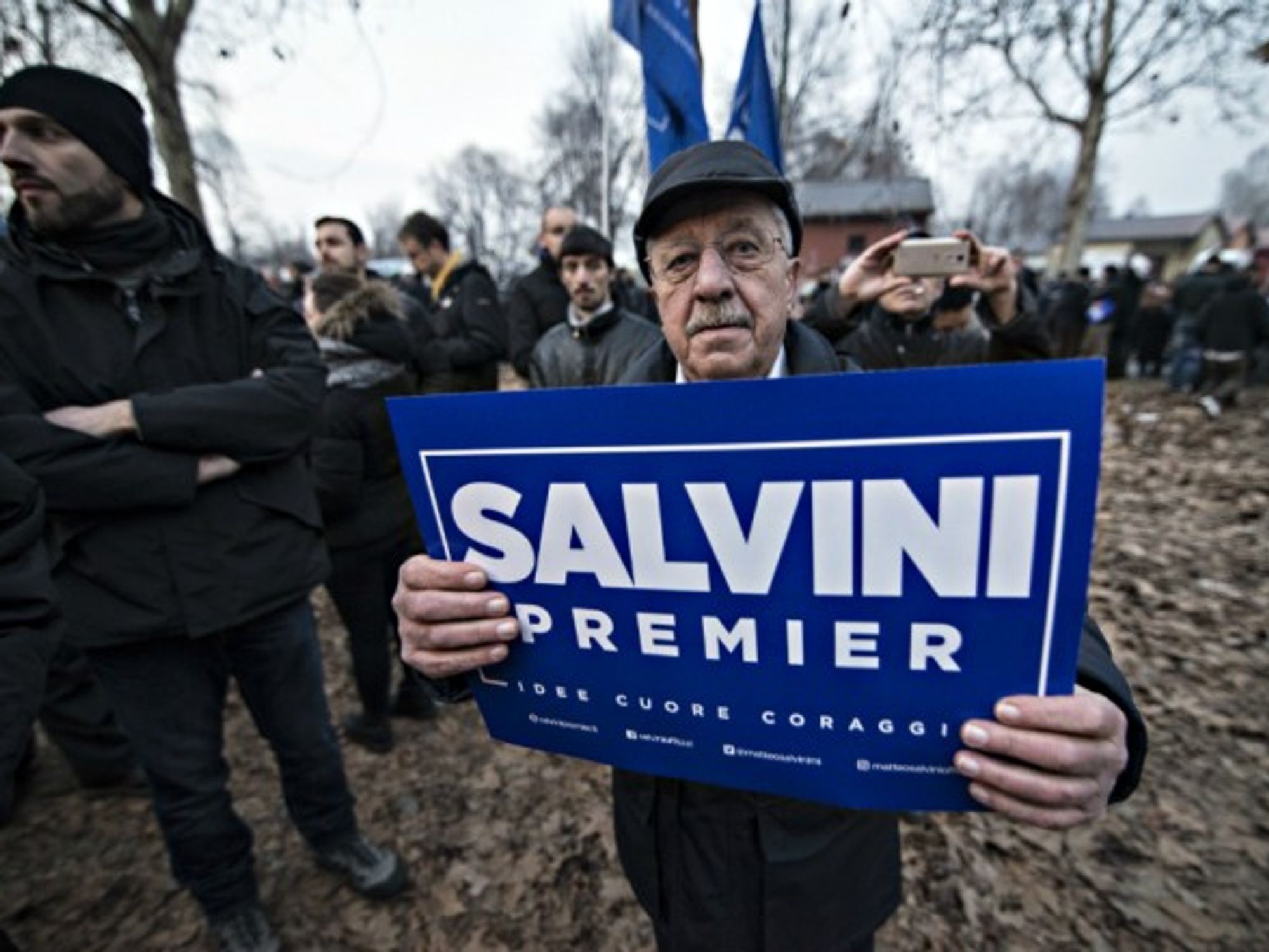Pro-Salvini rally in Turin on Feb. 1