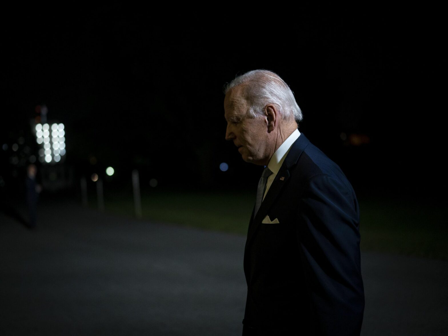 Profil view of Joe Biden