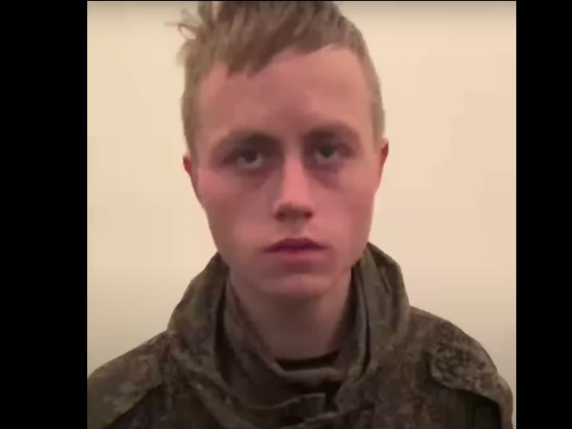 Profile of captured Russian soldier
