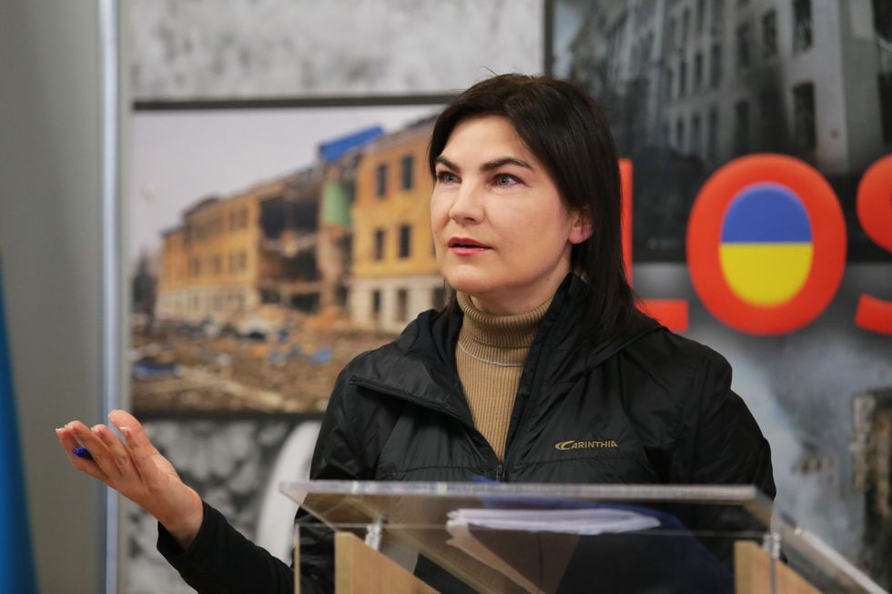 Prosecutor General of Ukraine Iryna Venediktova at a press conference