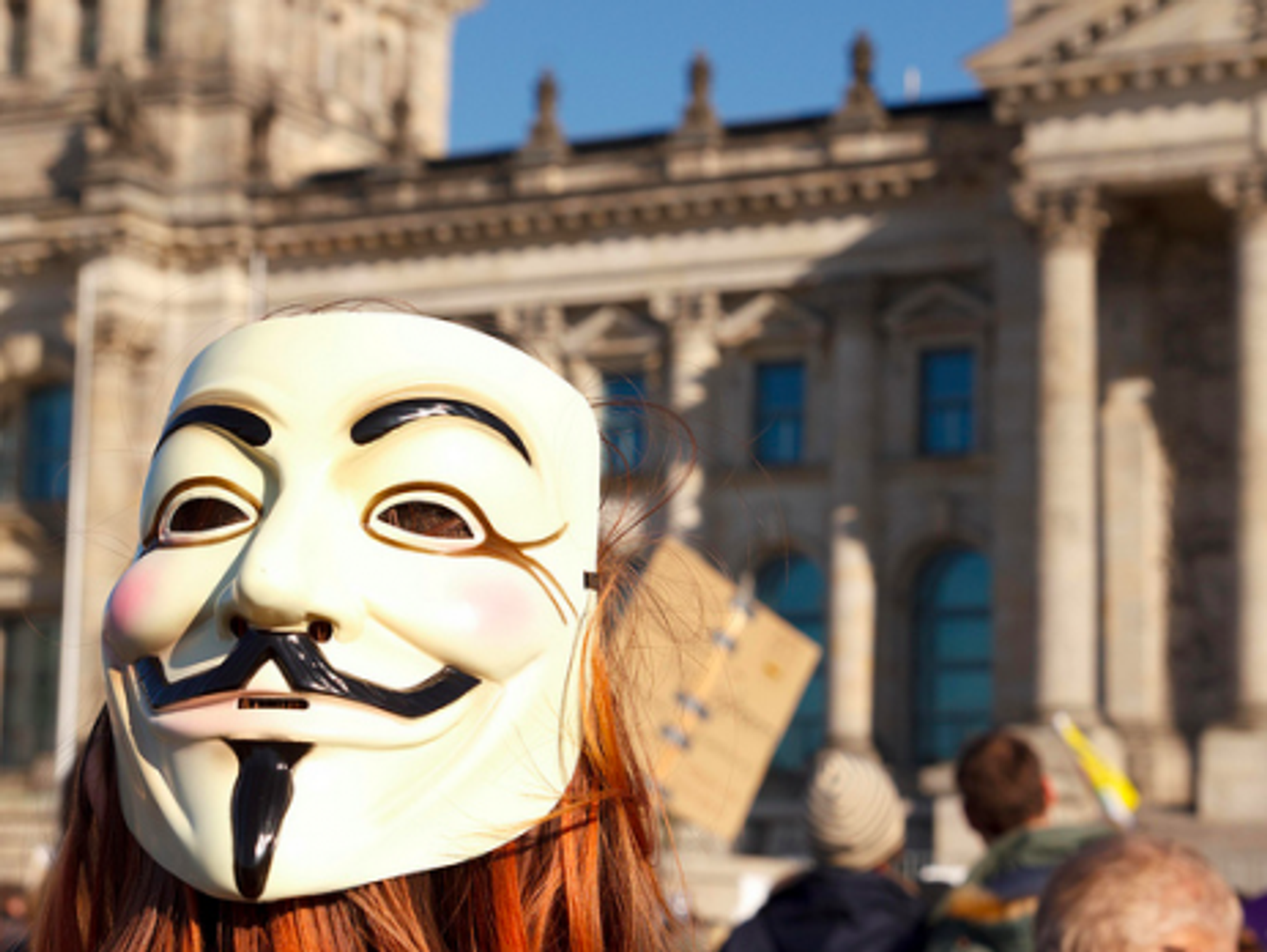 Protesters at Berlin's Reichstag (cadillacdeville2000)