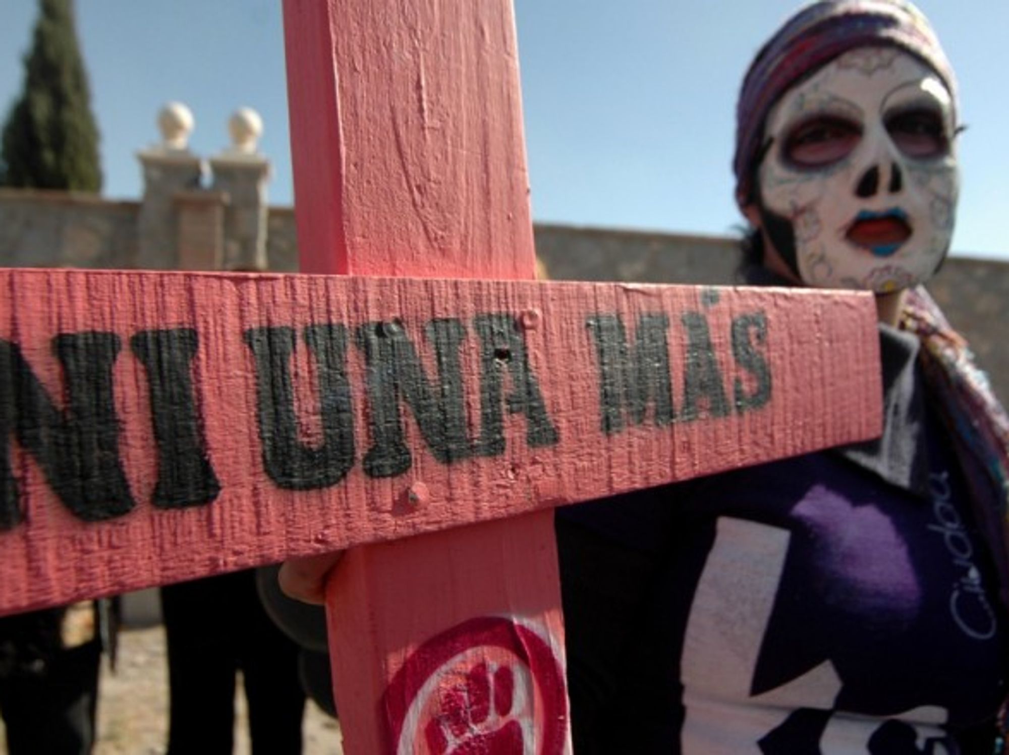 Protesting violence against women in Ciudiad Juarez