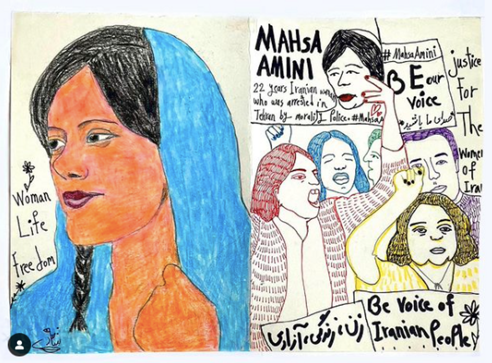 Protestors taking to the streets have gathered around a simple phrase composed of three powerful words. “Woman, Life, Freedom.”​
