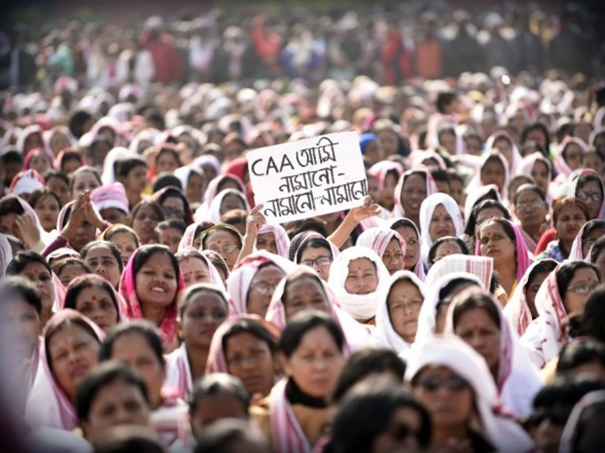 Protests in December against the new citizenship law