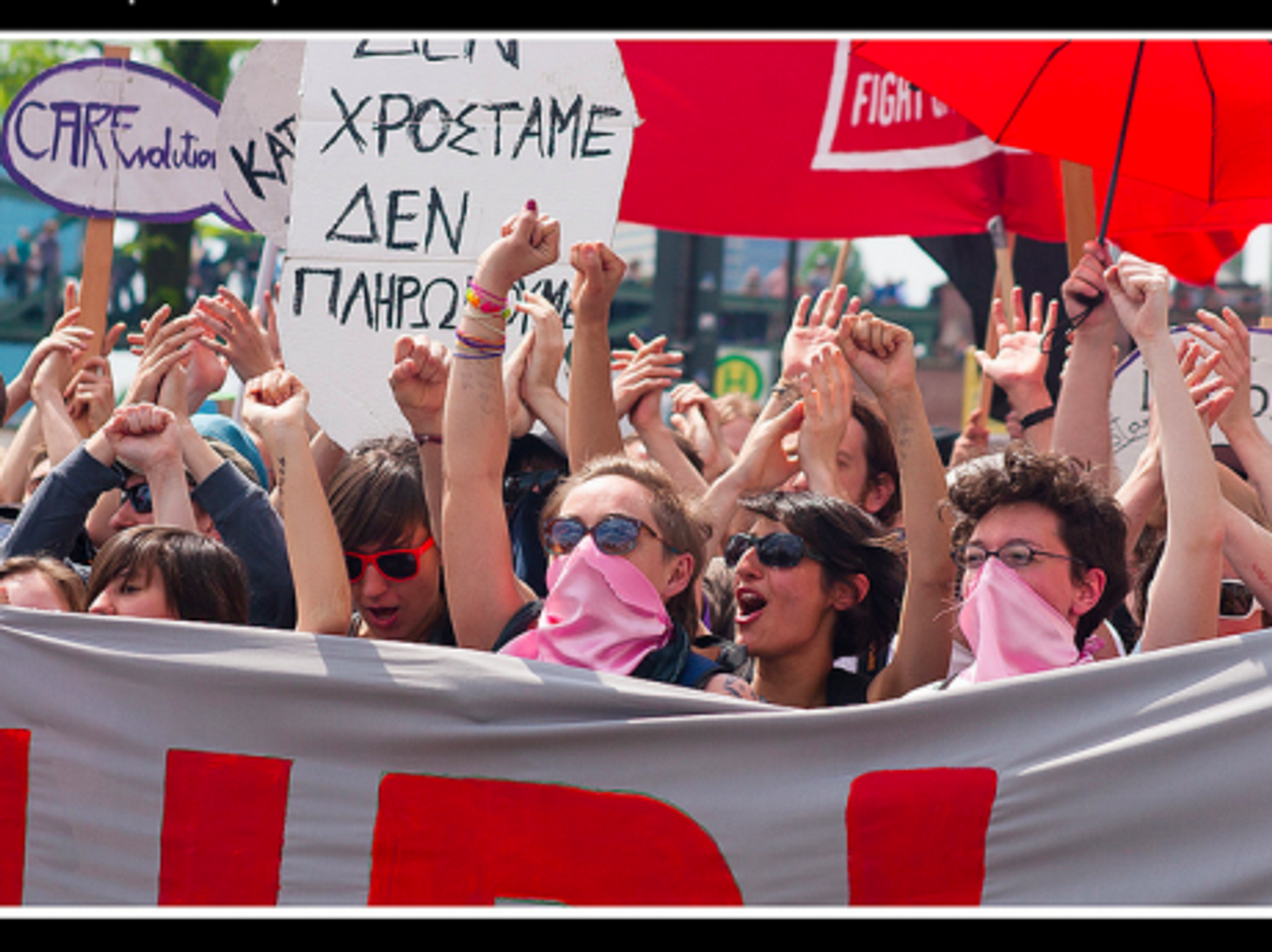 Protests in Frankfurt