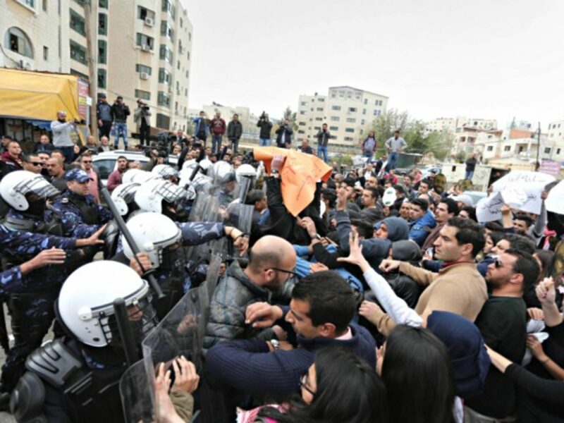 Protests in Ramallah