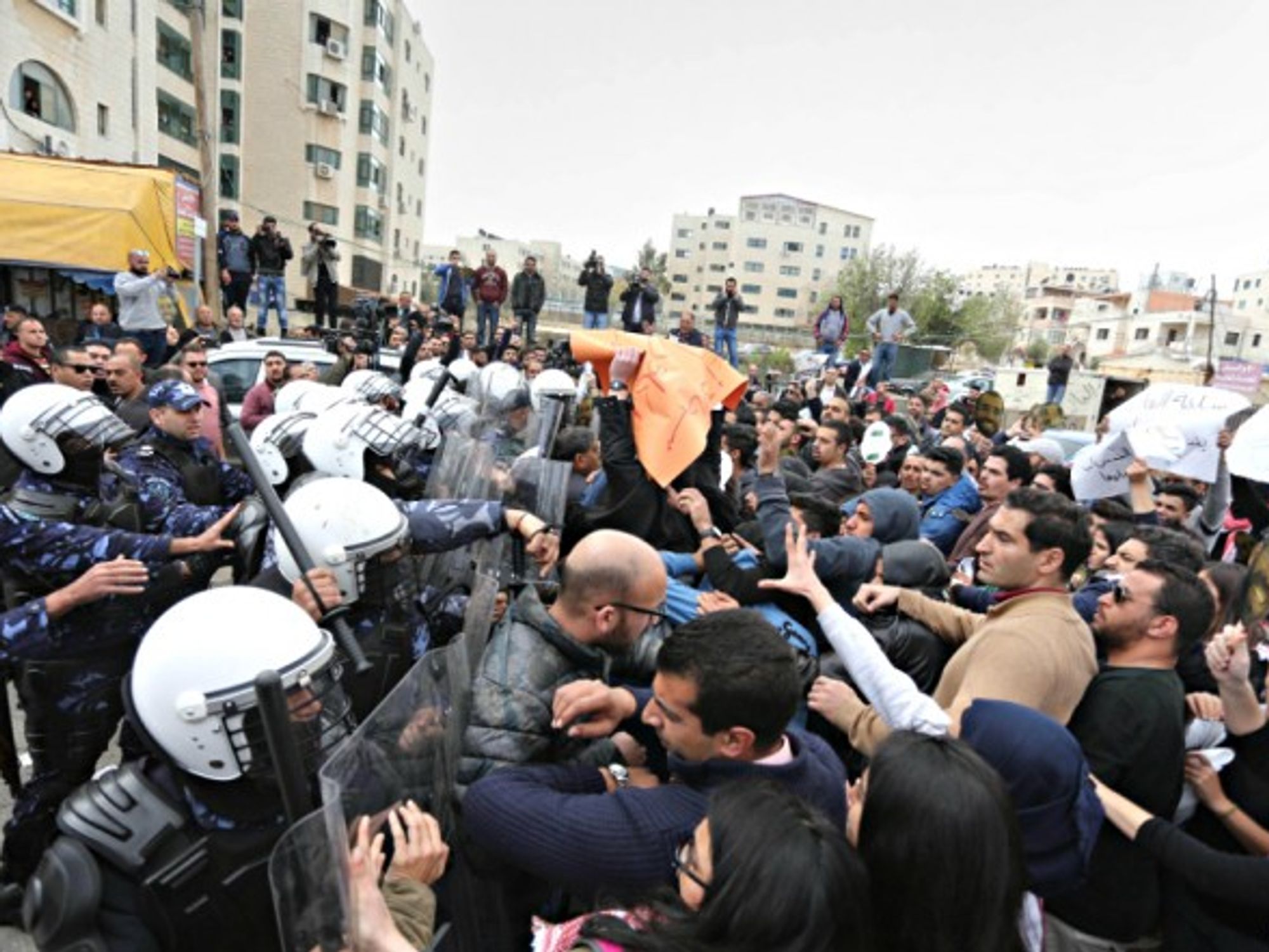 Protests in Ramallah