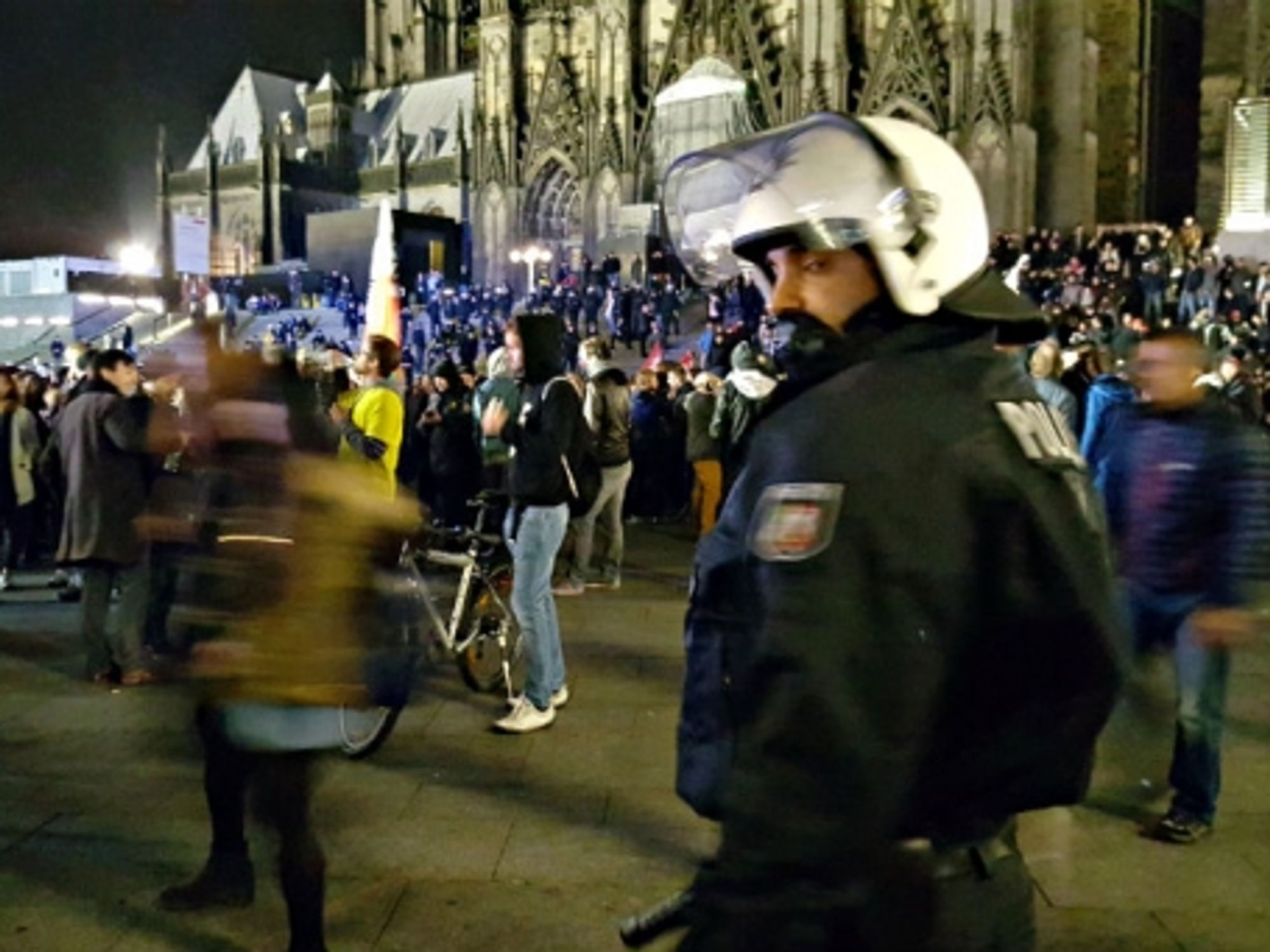 Protests last year in Cologne