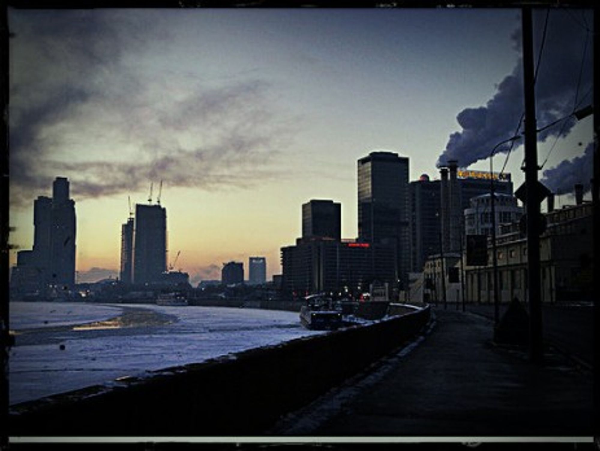 Pumping it out in Moscow